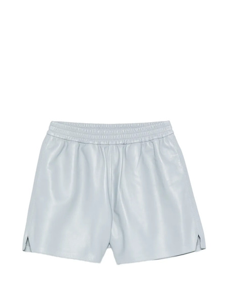  Arma Fyona Elasticated Lambskin Shorts - Blue 