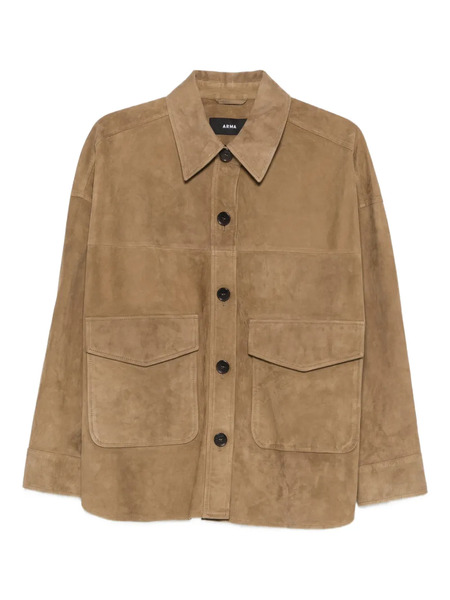  Arma Kaylee Suede Jacket - Green 