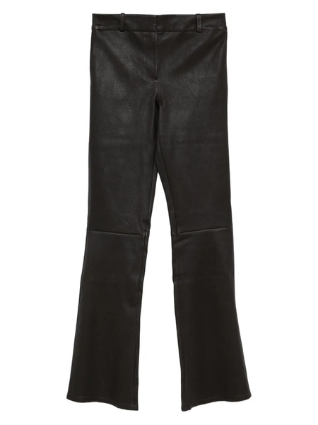  Arma Leather Flared Pants - Black 