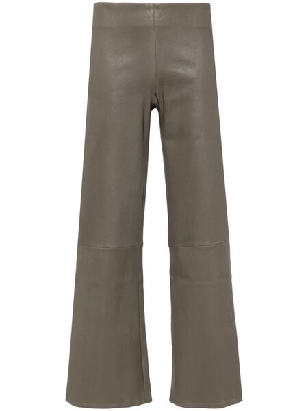  Arma Lucy Leather Trousers - Grey 