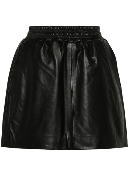  Arma Mare Leather Skirt - Black 