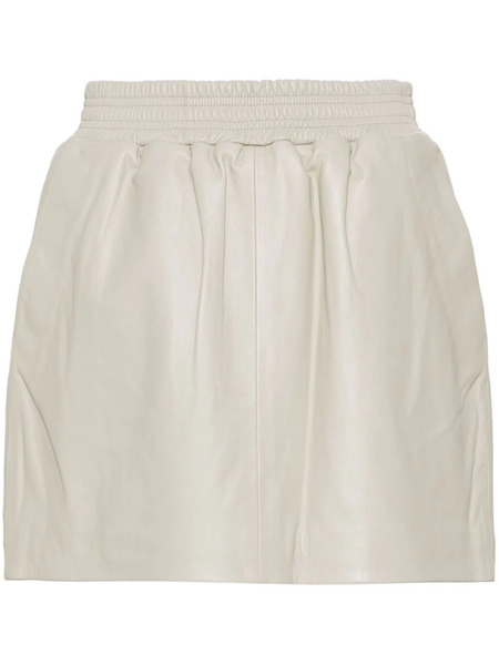  Arma Mare Leather Skirt - Neutrals 