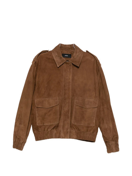  Arma Pocket Suede Jacket - Brown 