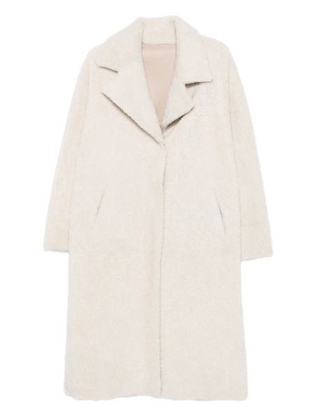  Arma Welt-pocket Fleece Coat - Neutrals 