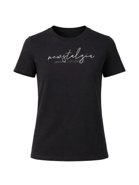  Armani Exchange Black Cotton T-shirt 