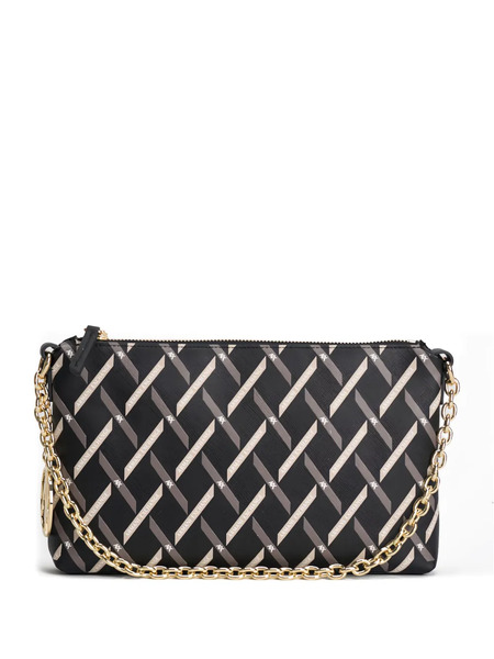  Armani Exchange Chain-strap Geometric Shoulder Bag - Black 