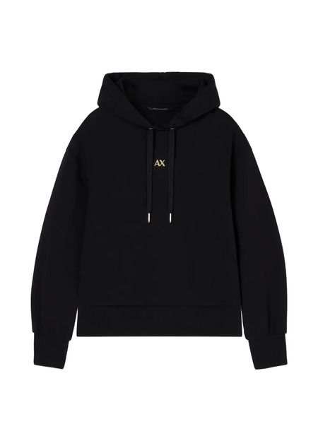  Armani Exchange Cotton Hoodie - Black 