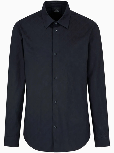  Armani Exchange Cotton Shirt - Blue 