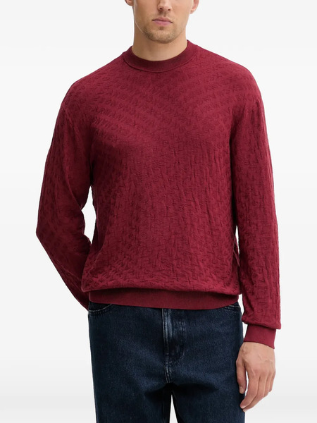  Armani Exchange Crew-neck Sweater - Red 