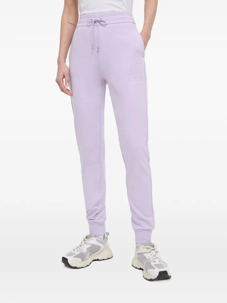  Armani Exchange Drawstring Logo Trousers - Purple 