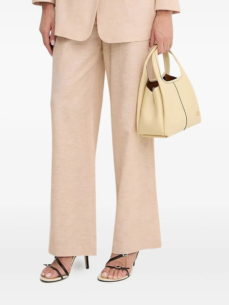  Armani Exchange Elastic-waist Straight Trousers - Pink 