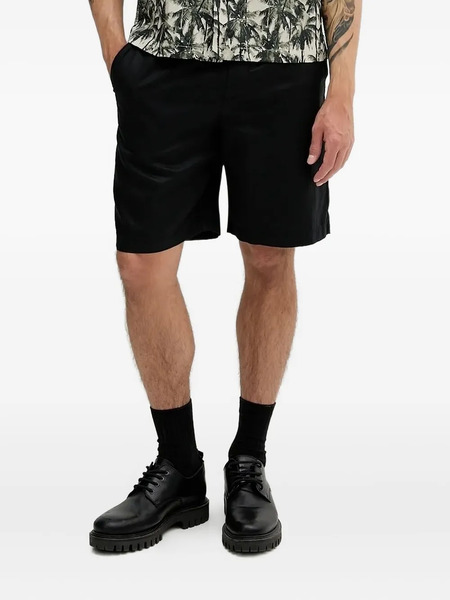  Armani Exchange Elasticated-waistband Shorts - Black 