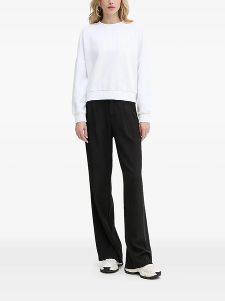  Armani Exchange Graphic-print Crew-neck Sweatshirt - White 