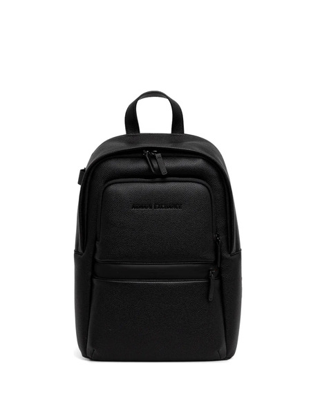  Armani Exchange Logo Backpack - Black 