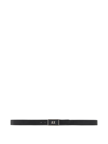  Armani Exchange Logo-buckle Belt - Black 