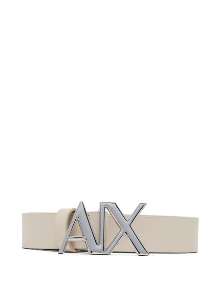  Armani Exchange Logo-buckle Belt - Neutrals 
