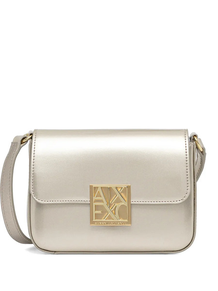  Armani Exchange Logo-embellished Cross-body Bag - Silver 