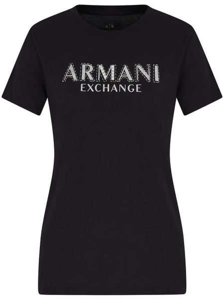  Armani Exchange Logo-embellished T-shirt - Black 