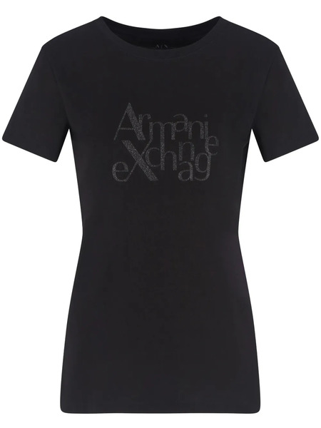  Armani Exchange Logo-embellished T-shirt - Black 
