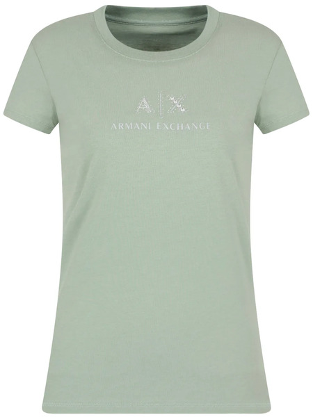  Armani Exchange Logo-embellished T-shirt - Green 