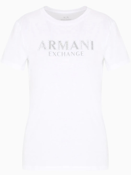  Armani Exchange Logo-embellished T-shirt - White 