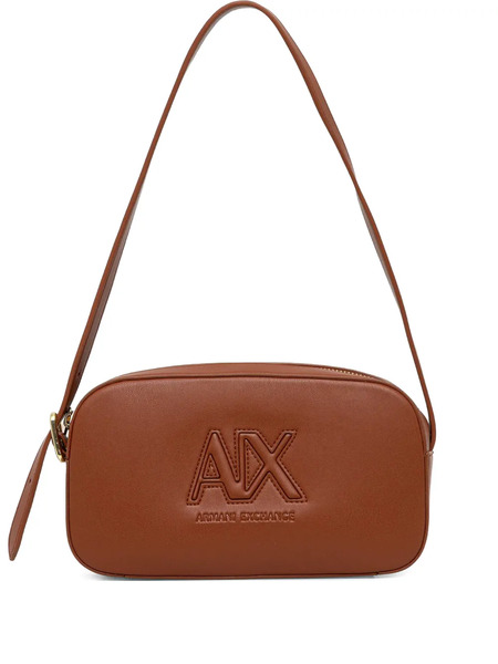  Armani Exchange Logo-embossed Shoulder Bag - Brown 