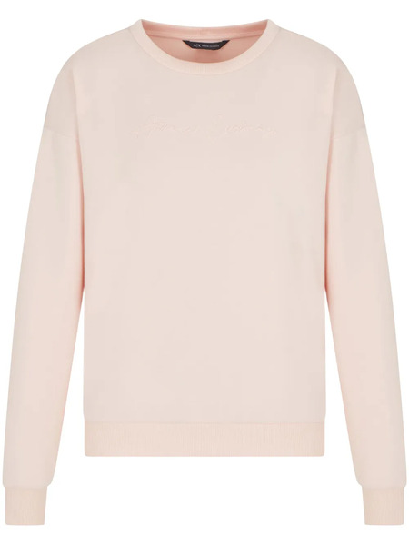  Armani Exchange Logo-embroidered Sweatshirt - Pink 