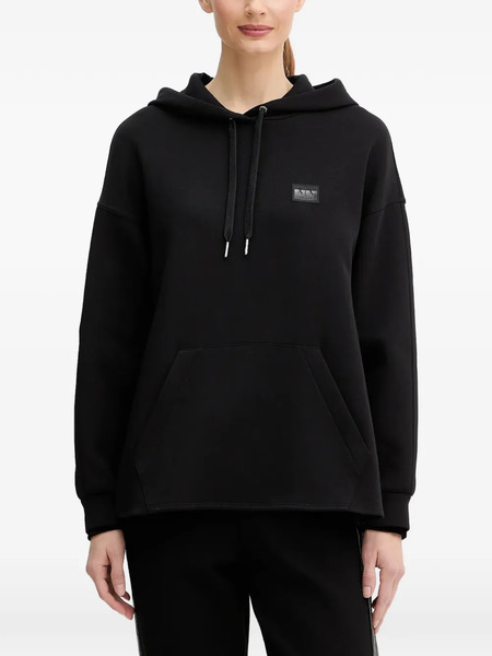  Armani Exchange Logo-patch Hoodie - Black 