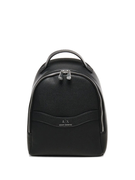  Armani Exchange Logo-plaque Backpack - Black 