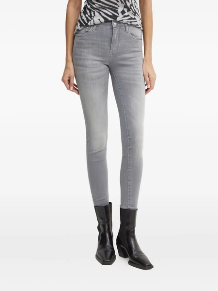  Armani Exchange Logo-plaque Skinny Jeans - Grey 
