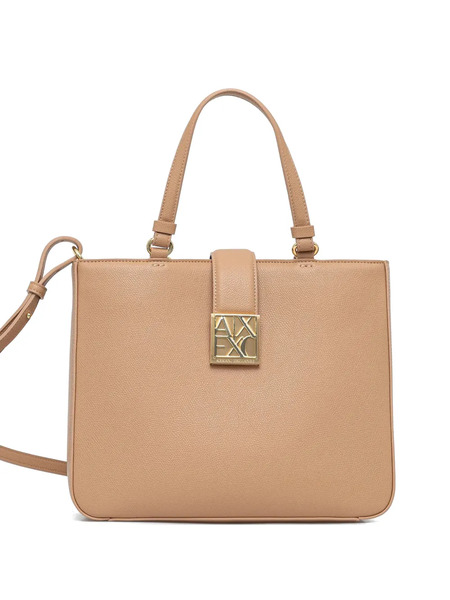  Armani Exchange Logo-plaque Tote Bag - Neutrals 