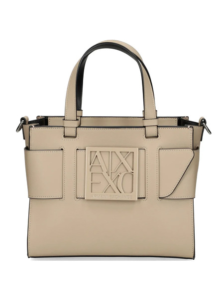  Armani Exchange Logo-plaque Tote Bag - Neutrals 