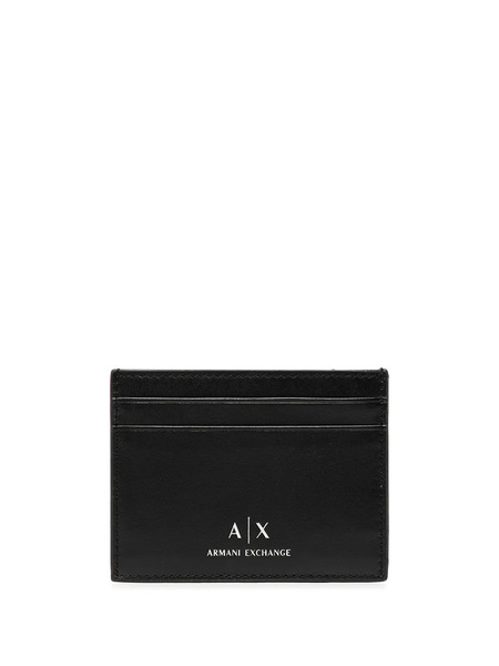  Armani Exchange Logo-print Cardholder - Black 