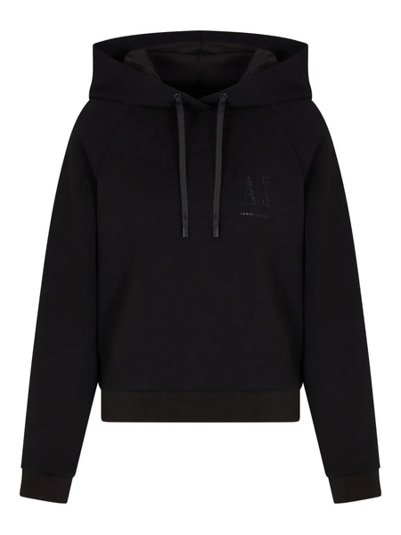  Armani Exchange Logo-print Hoodie - Black 