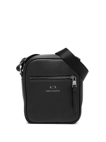  Armani Exchange Logo-print Messenger Bag - Black 