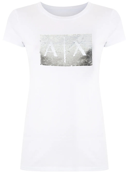  Armani Exchange Logo Print T-shirt - White 
