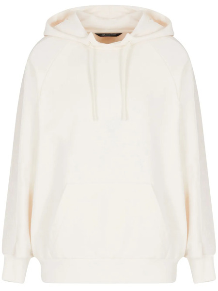  Armani Exchange Logo-tape Hoodie - Neutrals 