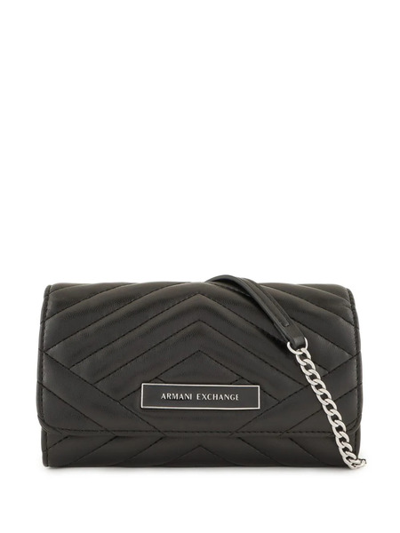  Armani Exchange Logo Wallet - Black 