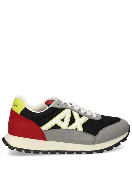  Armani Exchange Mesh-panelled Sneakers - Grey 