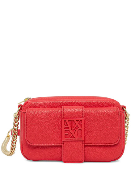  Armani Exchange Mini Logo-embellished Cross-body Bag - Red 