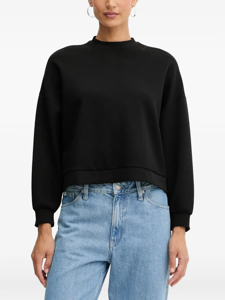  Armani Exchange Mock Neck Sweatshirt - Black 