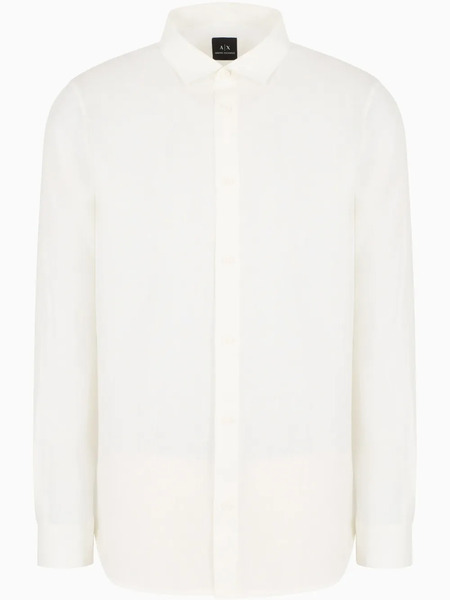  Armani Exchange Organic-linen Shirt - White 