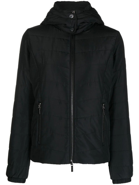  Armani Exchange Padded Zip-up Jacket - Black 
