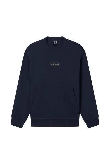  Armani Exchange Patch Pocket Sweatshirt - Blue 