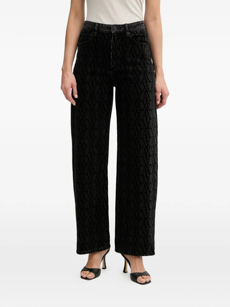  Armani Exchange Patterned Jeans - Black 