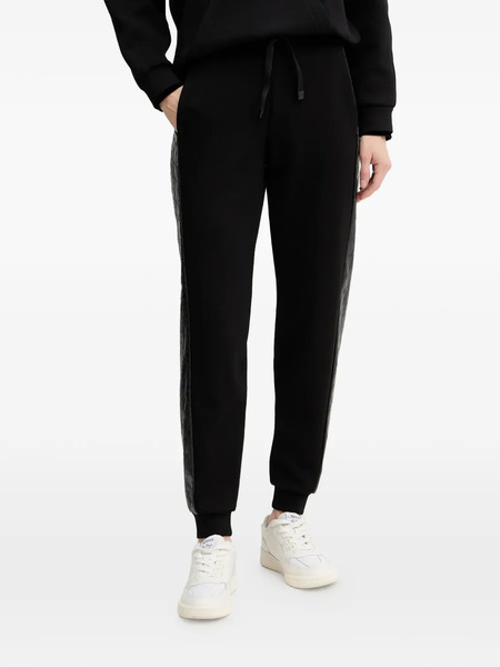  Armani Exchange Patterned-side Track Pants - Black 