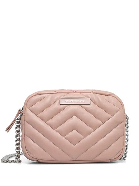  Armani Exchange Quilted Cross Body Bag - Pink 