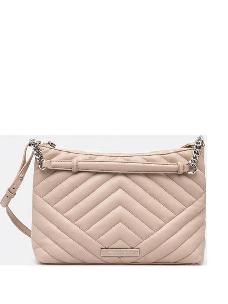  Armani Exchange Quilted Crossbody Bag - Pink 