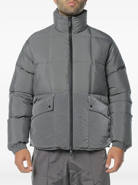  Armani Exchange Quilted Puffer Jacket - Grey 