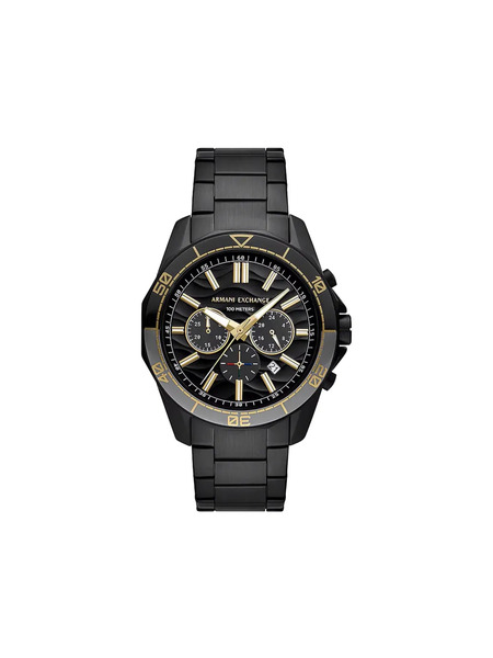  Armani Exchange Round Face 44mm - Black 